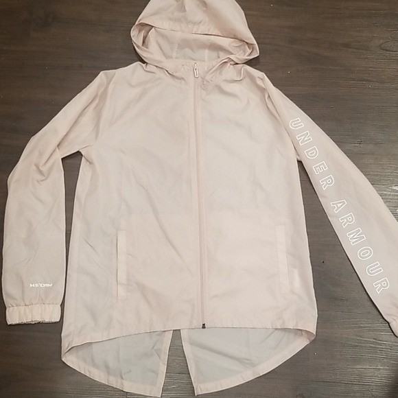 Under Armour Jackets & Blazers - Under Armor Blush Pink Windbreaker